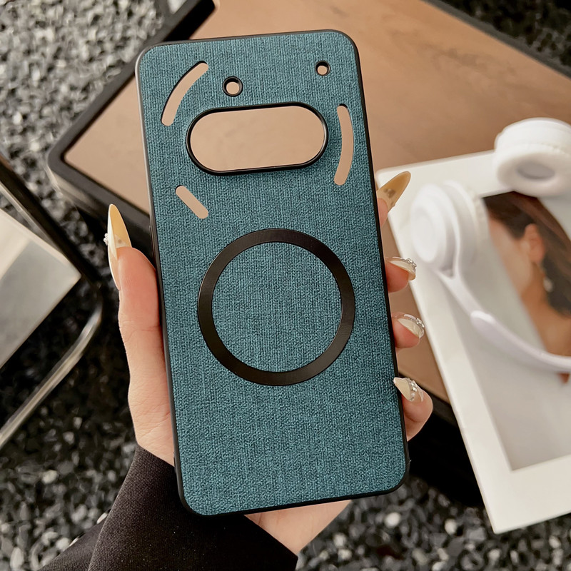 For Nothing Phone (2a) 3A 3A Pro Case ELVEV TPU + PC Chống Trơn Trượt Siêu Mỏng Dệt Vải Họa Tiết Hút
