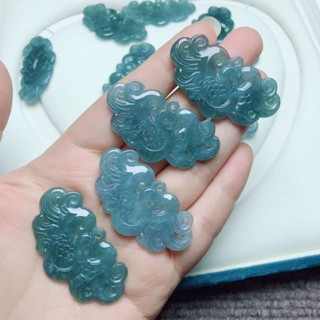 Tự Nhiên Jadeite Nước Hoa Mặt Dây Chuyền Rỗng Xanh Nước Giàu Hạt Sáp Tốt Lành Ruyi Ngọc Mặt Dây Chuyền Hạt Băng Ngọc Nam Nữ Mặt Dây Chuyền20250401