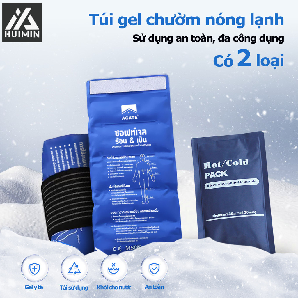 200gTúi chườm nóng lạnh đa năng  loại ,Mềm mại và thoải mái, có thể gấp lại tái sử dụng