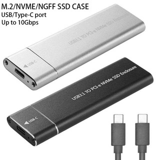 USB3.1 Type-c sang M.2 M Key NVMe SSD Hộp đựng ổ cứng thể rắn Usb-c 10Gbps Tốc độ cao 2,5 Inch Vỏ đĩa cứng 2,5 Inch cho máy tính xách tay Điện thoại di động Máy tính bảng