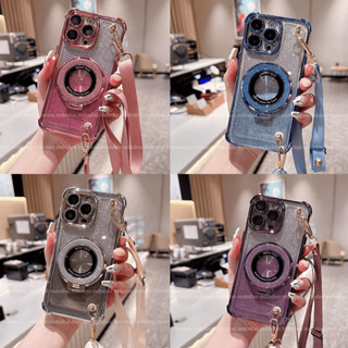  ốp lưng for Mi 14 13T 13 Pro 12T 12X 12S 12 POCO X6 F5 GT X3 NFC F4 X4 M2 M3 Redmi Note 10S 10 2022 4G 9S 9 5G 10C 9A 9C 9T Crossbody Long lanyard Smooth PC Stand Collapsible Holder Plating Anti-drop Soft Phone Case Portable Back Cover JD 09 