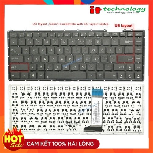 🎁 Bàn phím Asus X451 X451C X451CA X451M X451MA X451MAV AEXJBU00110 0KNB0-4133US