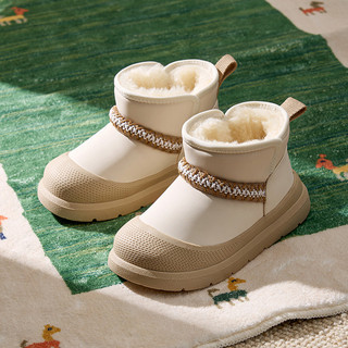  Cheerful Mario Boot da đi tuyết Thêu Ren Giày Tuyết chống thấm cho bé gái 