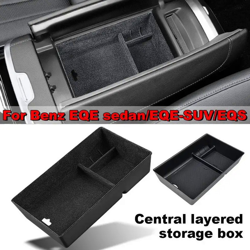 Dành Cho Benz EQE Sedan / EQE-SUV / EQS Xe Sắp Xếp Hộp Tay Vịn Bảo Quản Trung Tâm Điều Khiển Đồ Lặt 