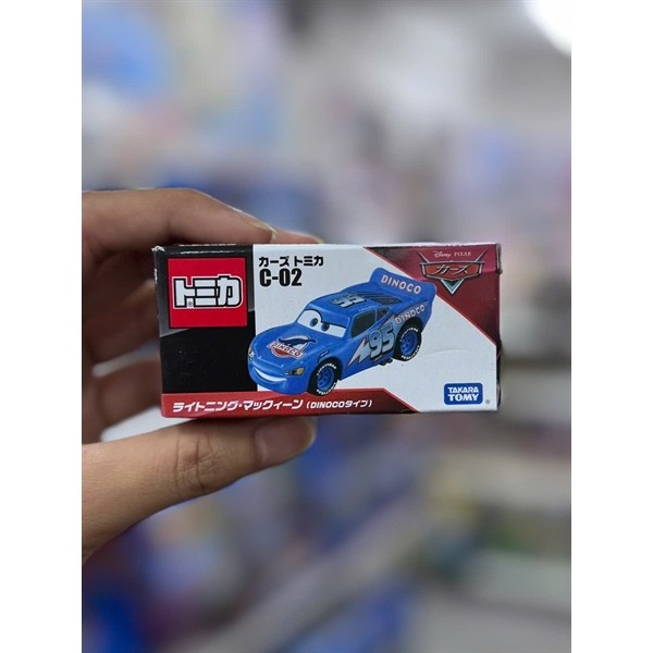 Tomica C-02 Disney Cars Lightning McQueen (DINOCO Type)