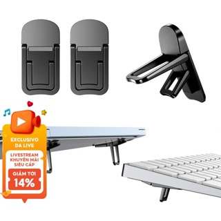 2 Chân Đế Laptop Mini Có Thể Gập Lại, Bàn Phím Máy Tính Di Động Nâng Với 2 Góc Có Thể Điều Chỉnh, Chân Đế Notebook Vô Hình Tự Dính Và Bàn Phím Nâng Cho Bàn Làm Việc