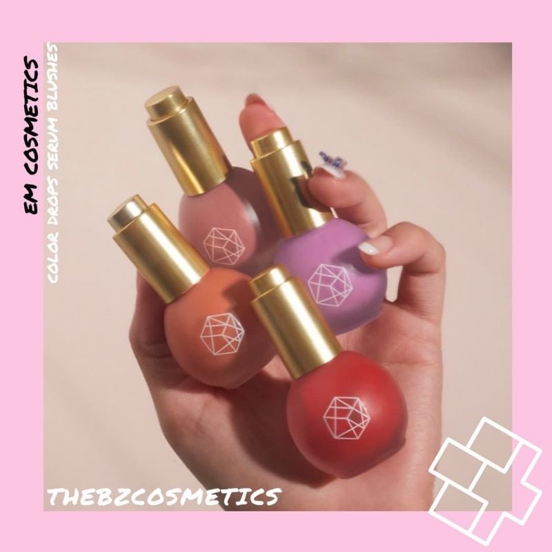 Má kem serum Em Cosmetics Color Drops Serum Blush (28$)