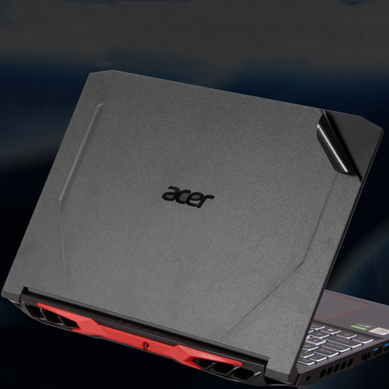 Da Laptop Decal Matte Black Sticker Vinyl Cover cho Acer Nitro asipre lite TMX414-51-55QN TMP215-55 