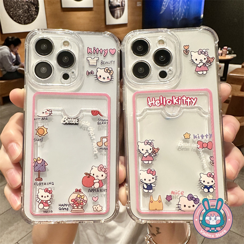 Ốp Điện Thoại Ví Hello Kitty Cho OPPO A3 A3X A60 A40 A79 A78 A58 A38 A18 A17 A17K A16 A16K A16E 5G 4