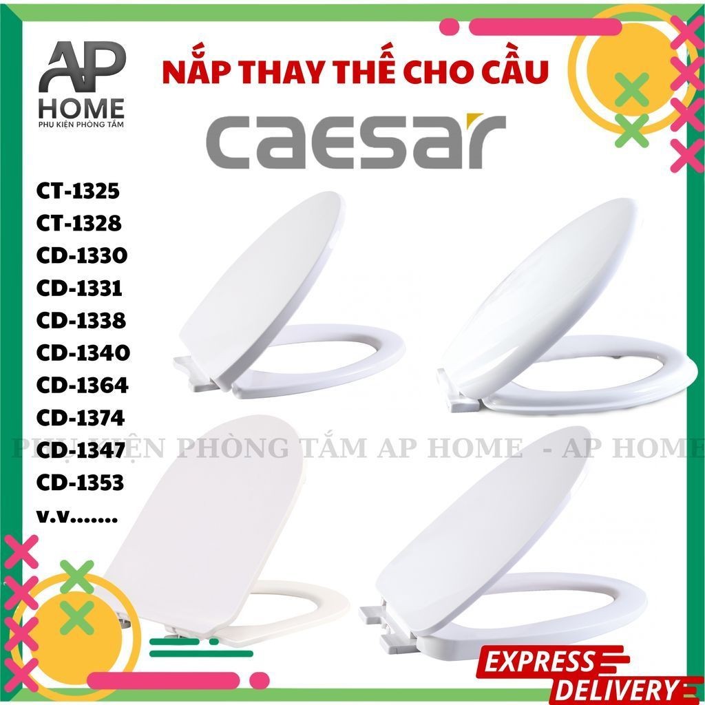 Nắp Đậy Bồn Cầu Dùng Thay Thế Cho Bồn Cầu Caesar - Phụ Kiện Phòng Tắm AP Home