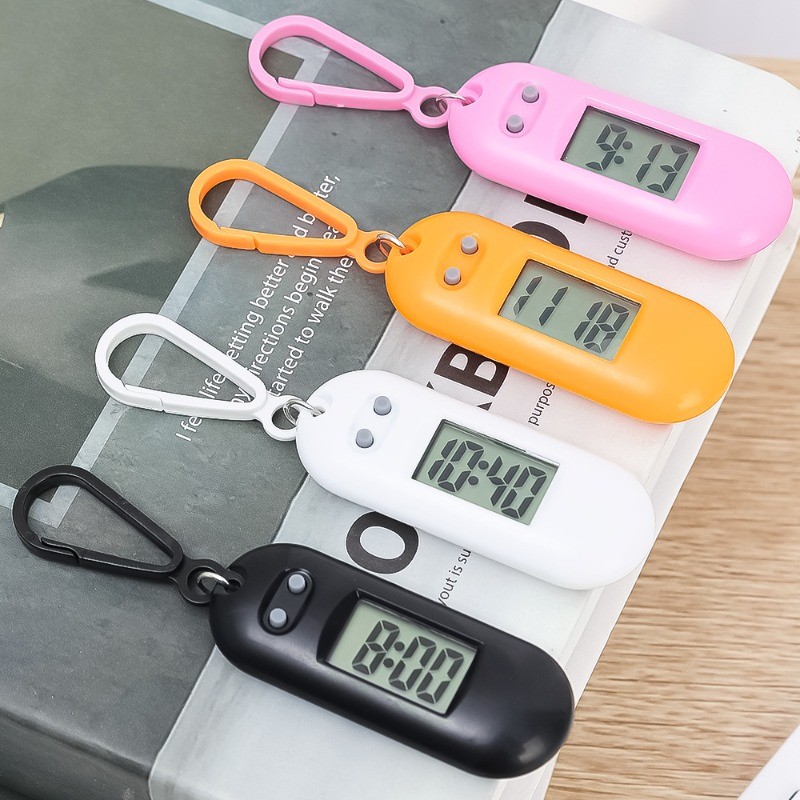 Móc khóa Đồng hồ bỏ túi Đồng hồ điện tử Đồng hồ kẹp vui nhộn cho trẻ em Học sinh