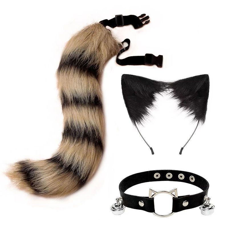 Tai Mèo Đuôi Cosplay Bộ Truyện Tranh Băng Đô Đuôi Sang Trọng Trang Sức Ngày Lễ Đạo Cụ Dự Tiệc | BigBuy360 - bigbuy360.vn