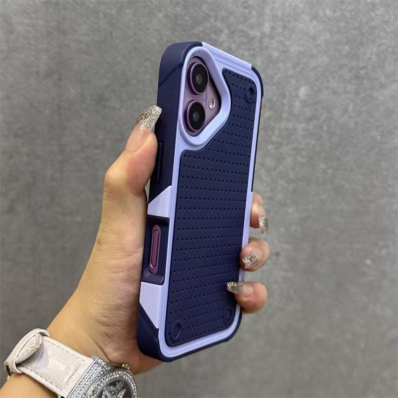 Ốp điện thoại cứng chống sốc dày 3 trong 1 sang trọng mờ cho IPhone 16 Pro Max 15 14 13 12 11 Pro Max 16 Plus Vỏ bảo vệ Camera Vỏ bọc toàn diện IPhone | BigBuy360 - bigbuy360.vn
