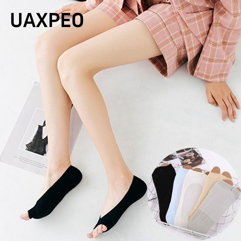Tất miệng cá UAXPEO, Tất xẻ ngón chân mỏng, Tất ngón chân thoáng khí bằng Cotton 35-40 EUR