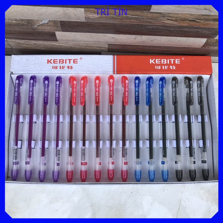 Hộp 12 cây Bút gel tím,đỏ,xanh,đen - Bút mực nước Hàn Quốc My Gel 0.5mm( MyGel DONG-A P&T) (vpp Trit