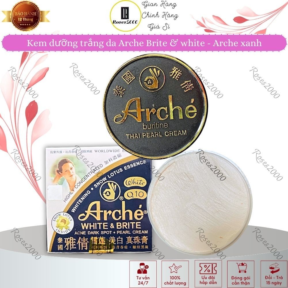 Kem Arche Xanh Buritine Thái Lan 24g – Giảm Mụn, Mờ Thâm, Dưỡng Trắng Da Hiệu Quả