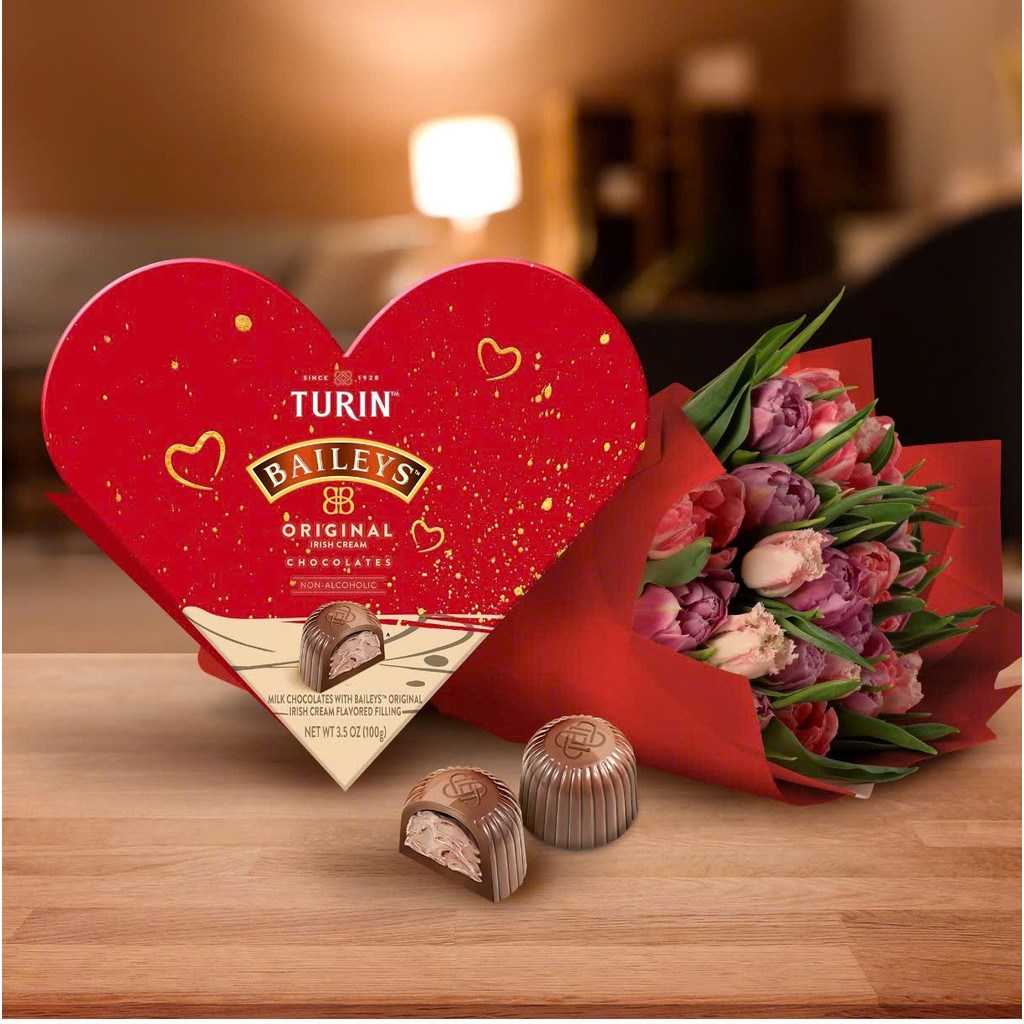 Socola TURIN BAILEYS ORIGINAL IRISH CREAM CHOCOLATES 100G 9/2025 của Mỹ