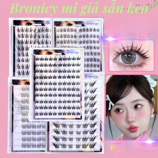 Bronicy Mi Giả Hướng Dương/mi Giả Sẵn Keo Dán/mi Giả Idol/mi Tai Thỏ/mi Giả Kèm Keo Dán Mi Và Nhíp