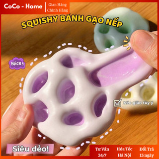  Đồ Chơi Squishy Bóp Giảm Stress Hình Bánh Gạo Nếp Nhiều Màu Giải Trí Đáng Yêu Gia Dụng CoCo - DC10 
