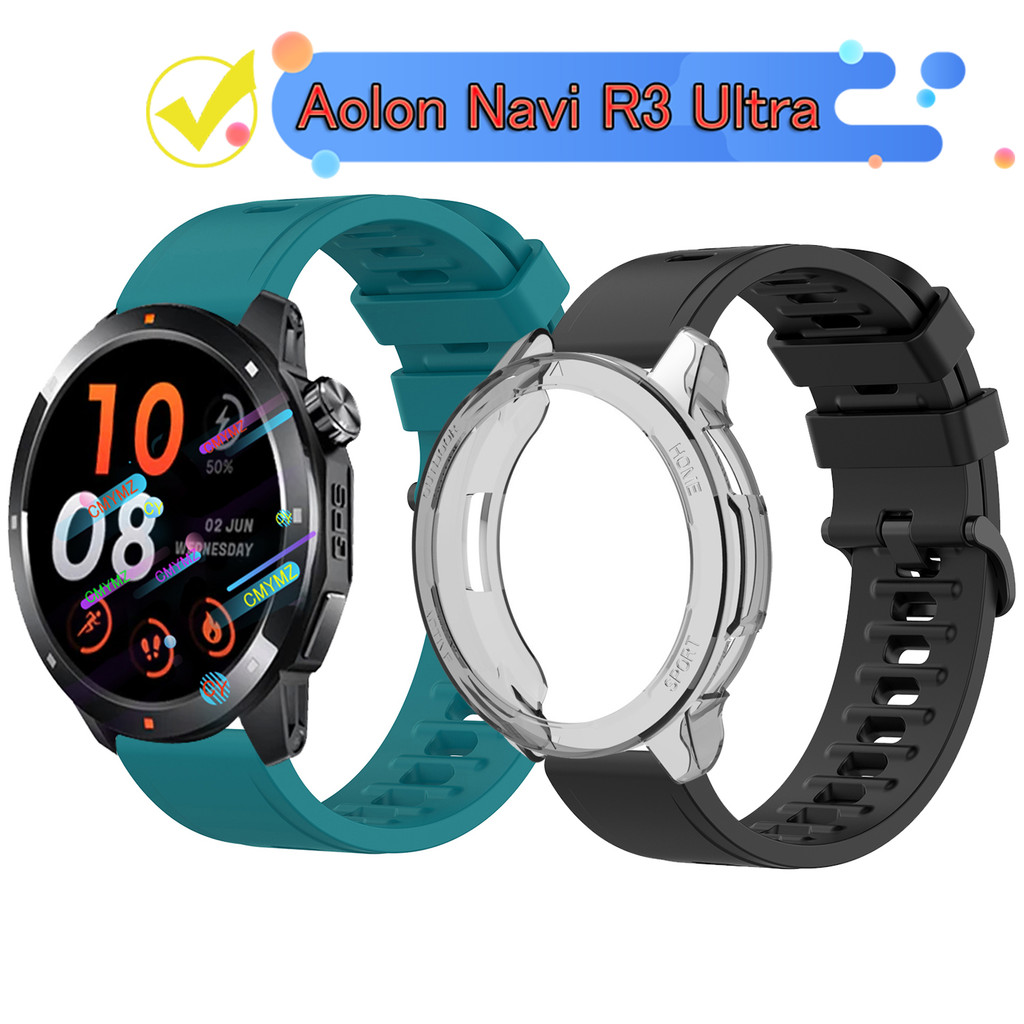 Aolon Navi R3 Ultra dây đeo Dây đeo silicon cho dây đeo Aolon Navi R3 Dây đeo cổ tay thể thao Aolon 