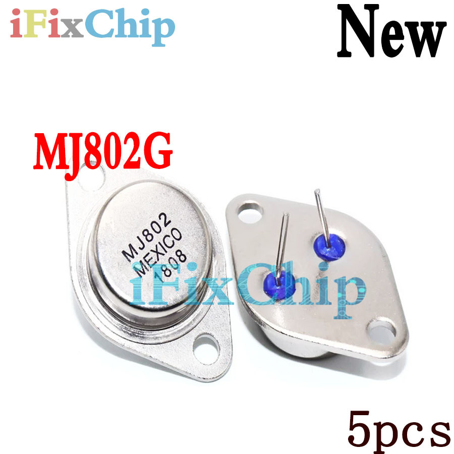 5 CÁI MJ802 TO-3 MJ802G 30A 100V 200W chân thô cao NPN gossan con dấu vàng triode mới