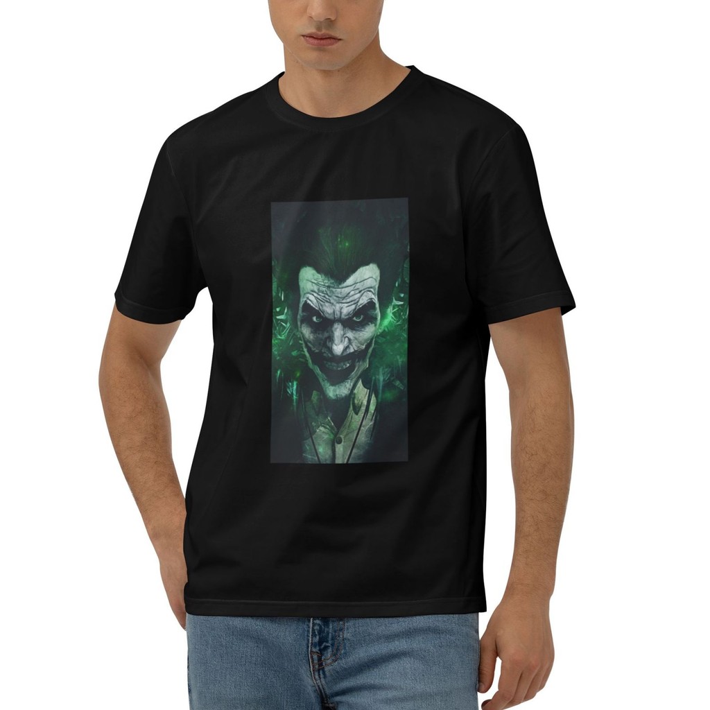 Truyện tranh Hip Hop Áo nam dễ thương Hiệp sĩ bóng đêm Joker (2) Áo thun Cotton
