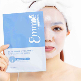  Mặt nạ sinh học EMMIE BY HAPPY SKIN BIO CELLULOSE MASK BIOECARE & REPAIR WHITENING TENCEL MASK 