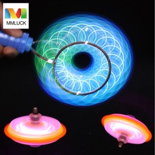  Con quay hồi chuyển phát sáng MMLUCK Top quay ánh sáng đầy màu sắc Quà tặng xoay bằng nhựa Spinner dễ thương 