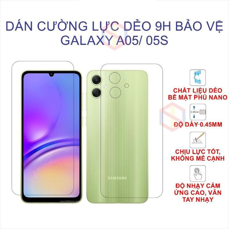 (SS galaxy A05/ A05s) Dán cường lực dẻo bảo vệ màn hình SS galaxy A05/ A05s VTstore