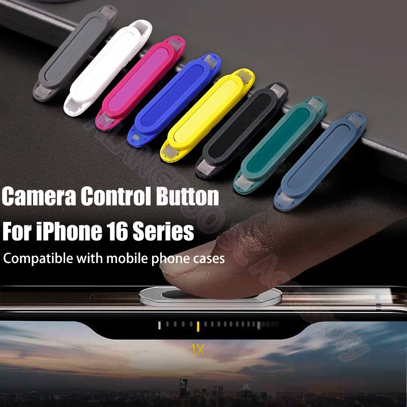 Nút Điều Khiển Camera Cho iPhone 16 Pro 16Pro Max Plus Camera Bên Nút Bảo Vệ Vỏ Điện Thoại Tương Thích