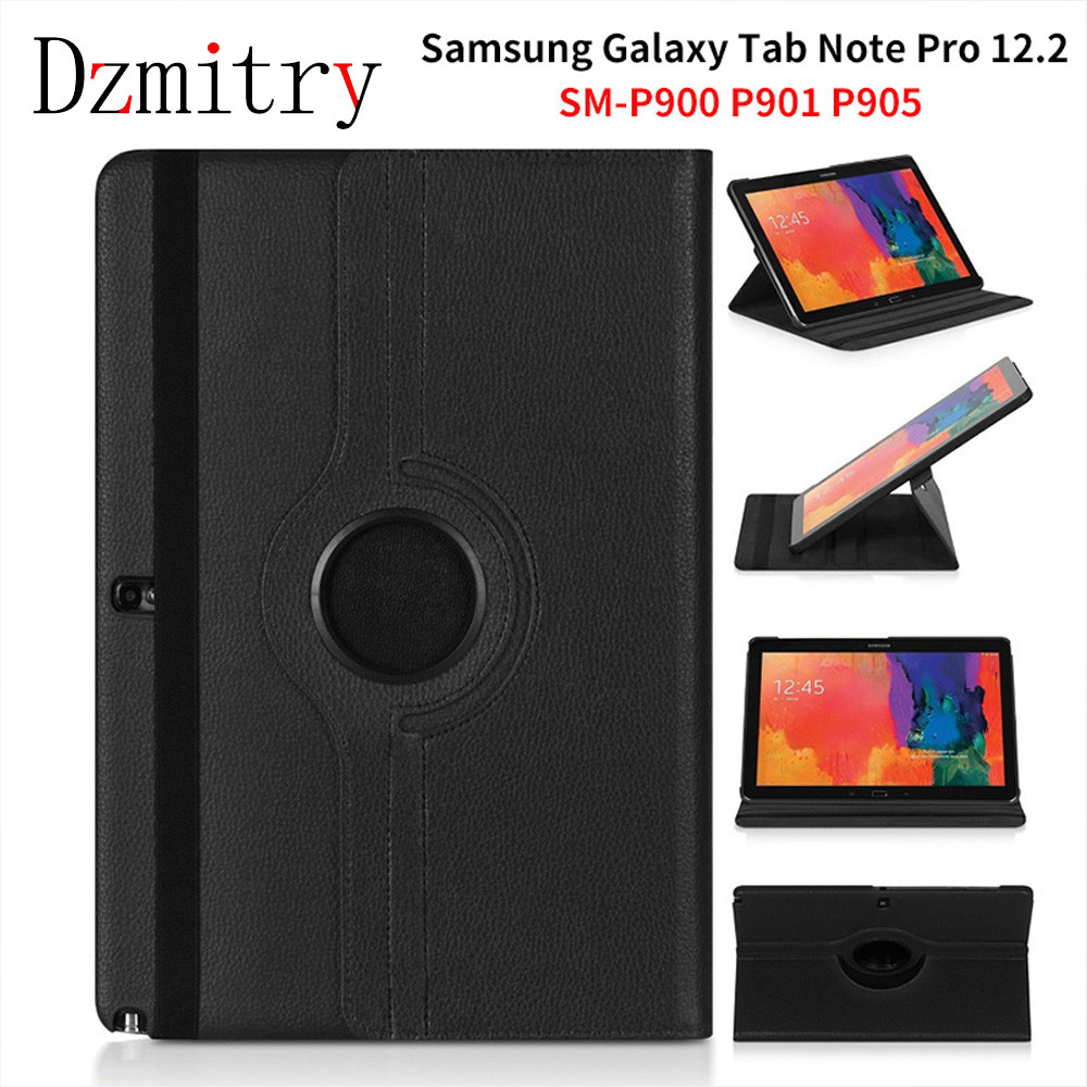 Dành Cho Samsung Galaxy Tab Note Pro 12.2 inch P900 P901 P905 SM-P900 Vỏ Máy Tính Bảng 360 Xoay Chân