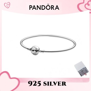  Mới 100% PANDORA Mới S925 Bạc Nguyên Chất Vòng Tay Trang Sức Disney Công Chúa Jasmine & Aladdin Lắc Tay 598037CZ 