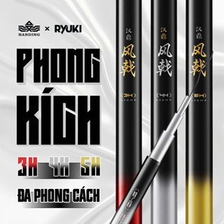  Cần Câu HANDING RYUKI Phong Kích 3H 4H 5H - Đồ Câu Công Biện 