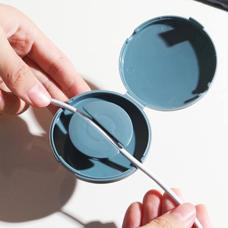 Shas Cable Organizers Hộp cuộn cáp xoay Hộp đựng dây di động bằng nhựa