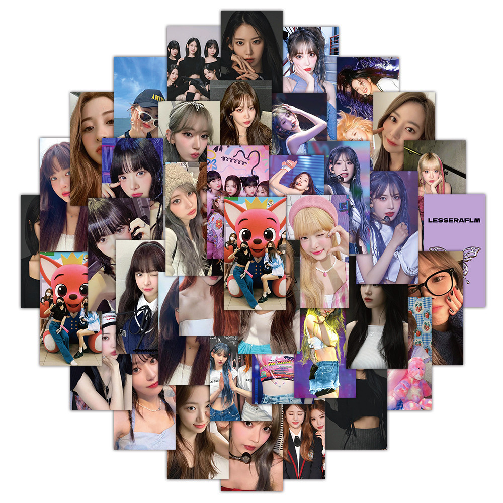 Gói nhãn dán Tour du lịch 60 mảnh LE SSERAFIM "Fearless" | Đề can Graffiti sân khấu HYBE XR chính th