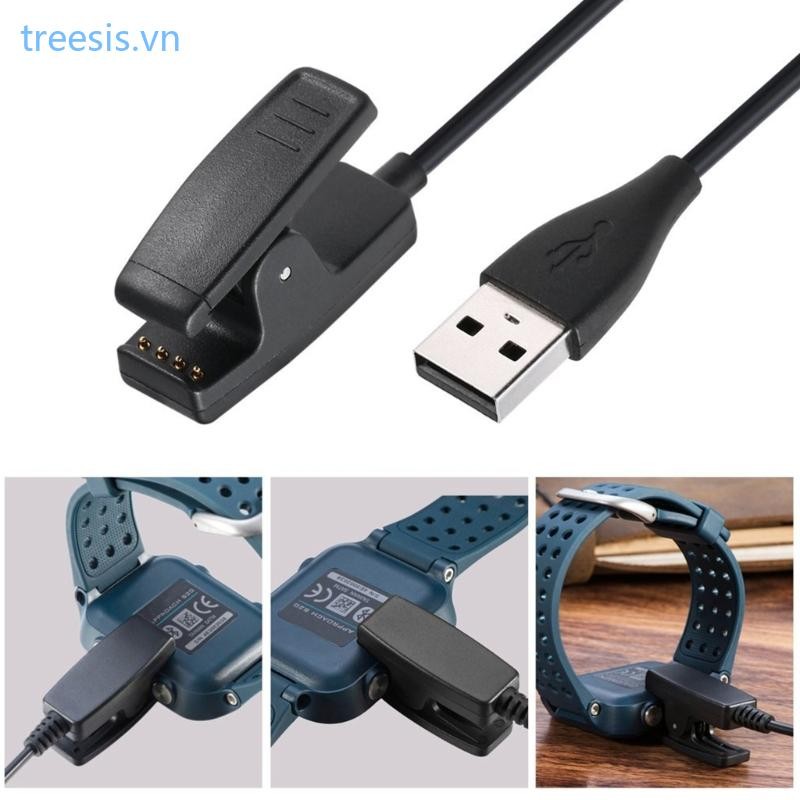 Cây 100cm 39inch Đen Cáp Sạc Cho Garmin Forerunner 235 35 230 630 735XT