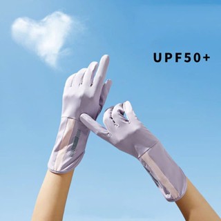  Găng Tay Chống Nắng Cảm Ứng Điện Thoại Bao Tay Đi Nắng Hở 2 Ngón Chống Tia UV Chất Liệu Lụa Băng Mùa Hè Thoáng Khí 