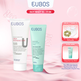 Combo Kem Dưỡng Da Tay EUBOS 75ml Và Kem Nứt Gót Dưỡng Da Chân UREA 10% Foot Cream 100ml Dưỡng Ẩm