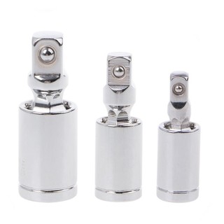 Universal-Joint 360°Ratchet Angle Extension Bar Socket Adapter 1/4 3/8 1/2