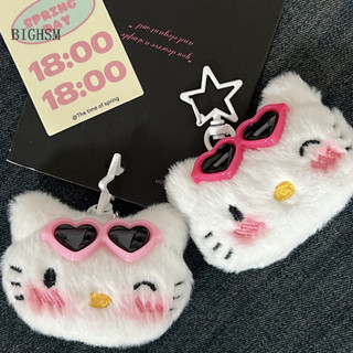  🍥jellycuty🍥Sanrio Hello Kitty Sang Trọng Búp Bê Móc Khóa Mặt Dây Chuyền Hoạt Hình KT Mèo Nhồi Bông Sang Trọng Móc Khóa Túi Phụ Kiện Bé Gái Quà Tặng Martijn 