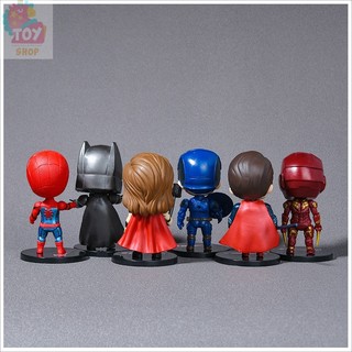 Mô Hình Nhân Vật Siêu Anh Hùng Marvel 8cm