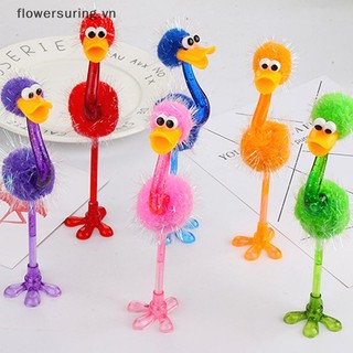 {Flo} Bút bi hình đà điểu hoạt hình Kawaii Bút lông sáng tạo mực xanh cho văn phòng sinh viên Đồ dùng văn phòng phẩm {floweruring.vn}