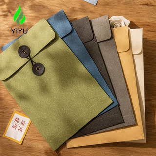 Phong Bì Giấy Kraft Có Dây Buộc Đóng Khóa Thẻ Sinh Nhật Tươi