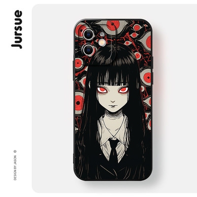 Ốp lưng JURSUE hoạt hình dễ thương đẹp ngầu ngộ nghĩnh cho iPhone 17 16 15 14 13 12 11 Pro Max SE 2020 X XR XS ip 8 7 Plus kute Z1534Q