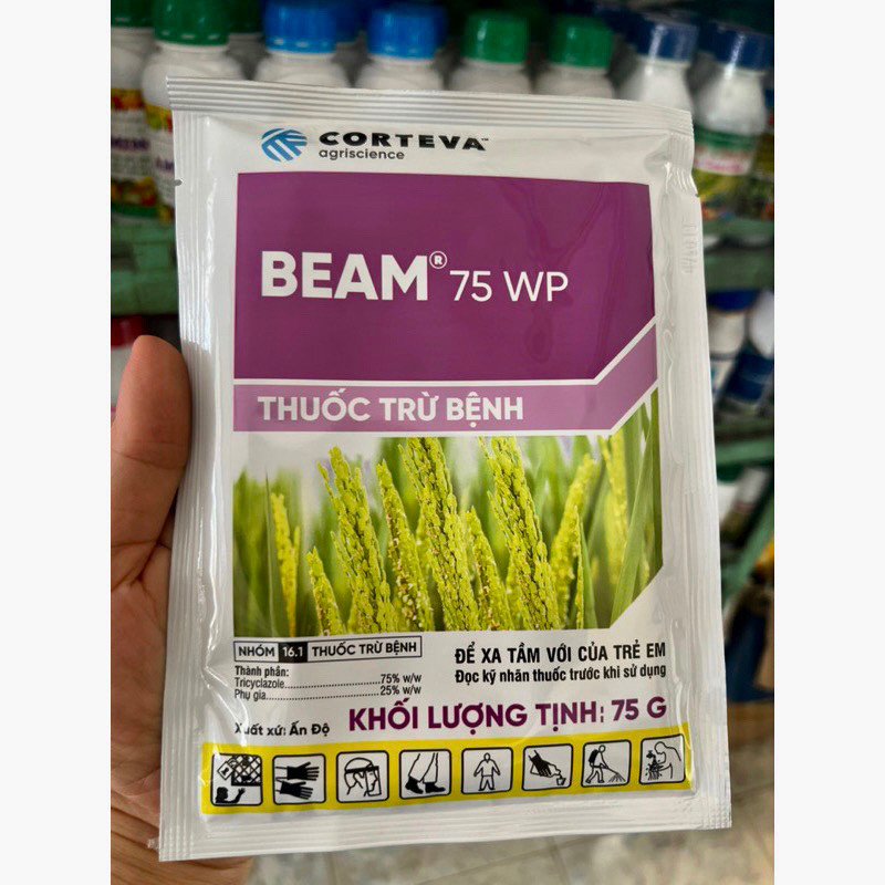 BEAM 75WP  gói 75g chuyên trừ đạo ôn lá , đạo ôn cổ bông