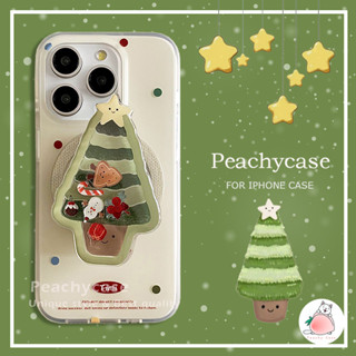  Dễ Thương Jellycat Star Cây Giáng Sinh Có Thể Trơn Trượt Giá Đỡ Sạc Không Dây Từ Tính Ốp lưng Tương Thích Cho iPhone 16 15 14 13 Pro Max Chống Trầy Xước IMD Ốp Lưng 