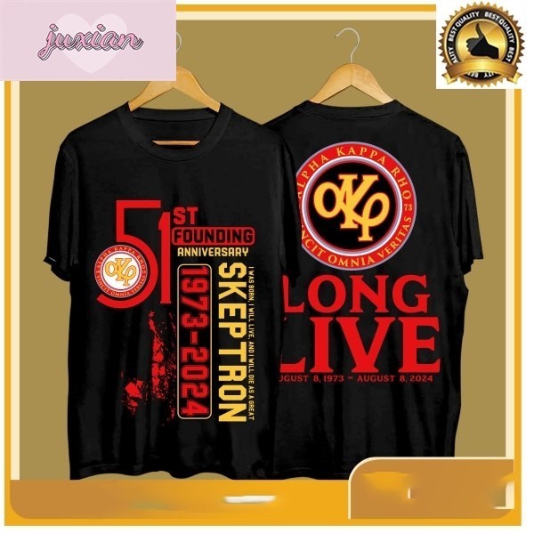 [Juxian] Alpha Kappa Rho 51th skeprton AKP91 SKEPTRON 1973 Mới w thiết kế Áo thun AKP Fraternity dàn