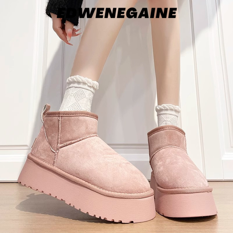 EDWENEGAINE giày nữ boot nữ bột boot Thời trang trăm mốt Đi biển Tự tin Chống trơn trượt Thấm hút mồ hôi FXD24B0MKE 46Z241111