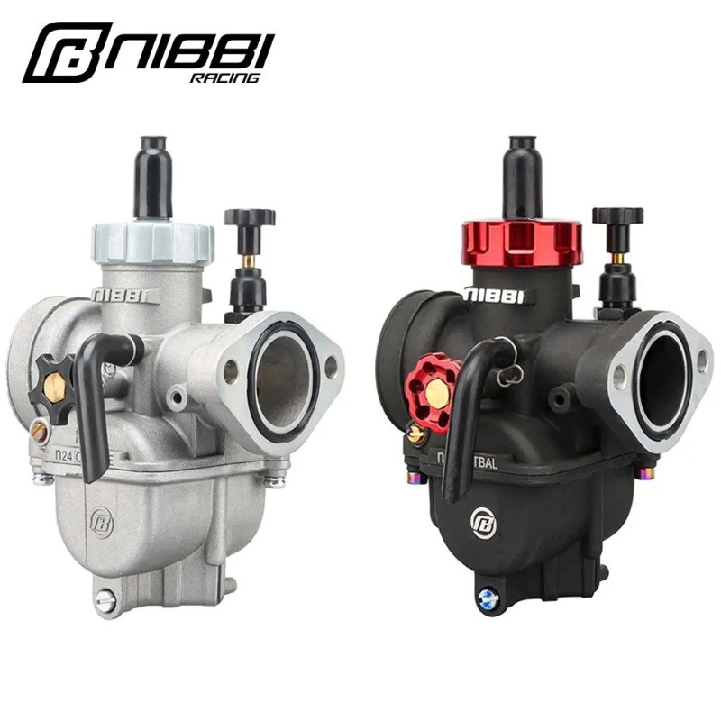 NIBBI Carburetor For 50cc To 350cc 2T 4T Engine PE Flange Motorcycle Carburetors For GY6 YAMAHA JOG 