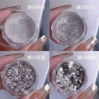  bộ 4 hủ nhủ kim tuyến siêu sáng lấp lánh dùng trong makeup  body  nail - Mk14 